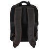 a black backpack with straps