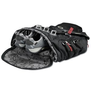 Additional Image 4 - a black bag with a black shoe inside