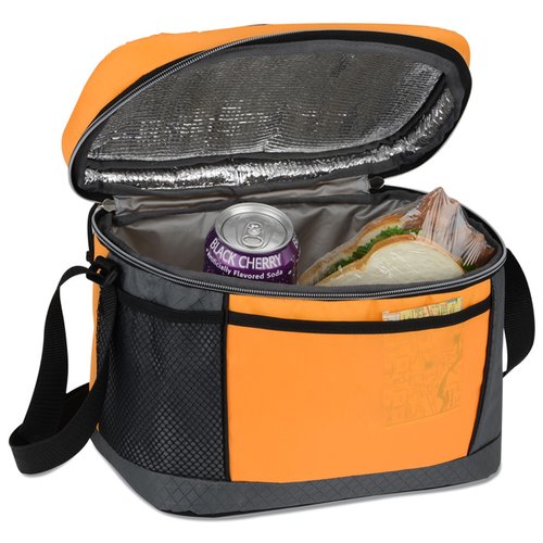 Additional Image 2 - an orange and black cooler bag