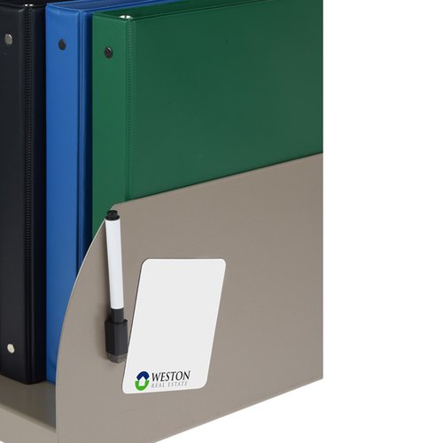 Additional Image 3 - a white pen on a green and blue file cabinet