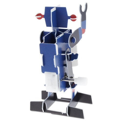 Additional Image 1 - a blue and white robot toy