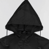 View Image 2 of 3 of Hooded 1/4-Zip Pack Away Jacket - Embroidered