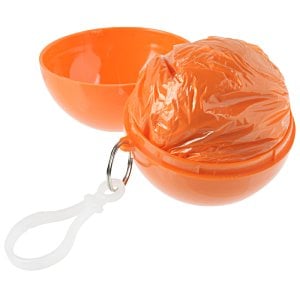 Additional Image 1 - an orange plastic ball with a white handle