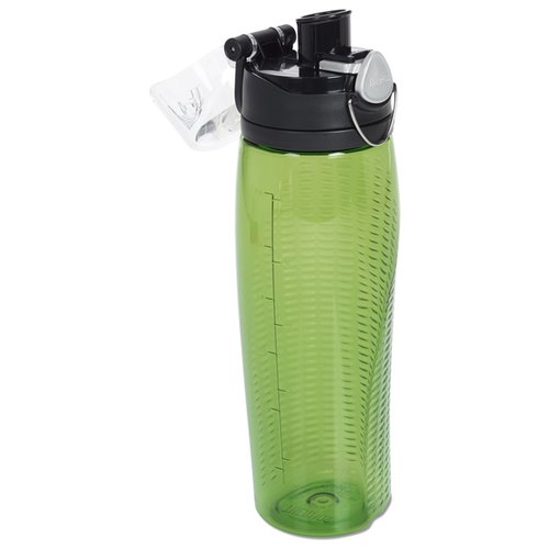 Additional Image 1 - a green water bottle with a black lid