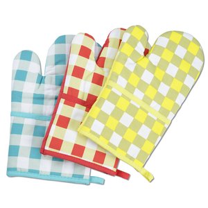Additional Image 3 - a group of colorful oven mitts