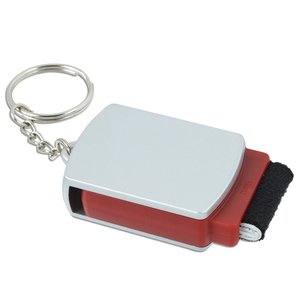 Additional Image 4 - a key chain with a red and white object