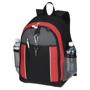 Additional Image 1 - a black and red backpack