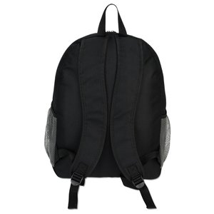 Additional Image 4 - a back of a black backpack