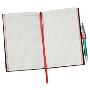 Additional Image 3 - a notebook with a red band