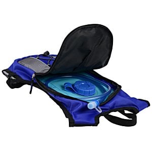 Additional Image 2 - a blue and black backpack