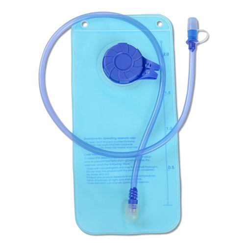 Additional Image 2 - a blue water bottle with a cord