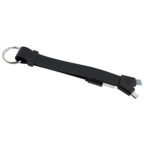Additional Image 1 - a black strap with a key ring