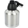 Additional Image 2 - a silver bottle with a black cap