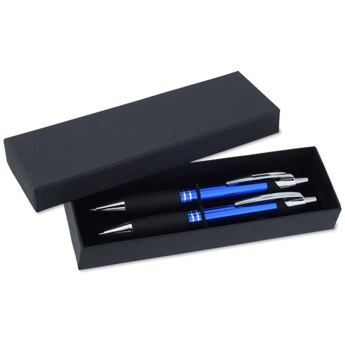Additional Image 1 - a black box with blue pens and pencils