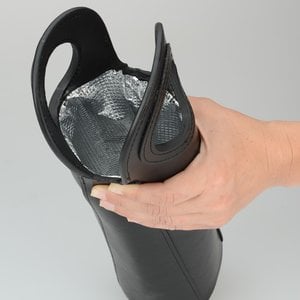 Additional Image 1 - a hand holding a black water bottle