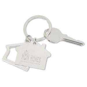 Additional Image 1 - a key chain with a house shaped keychain