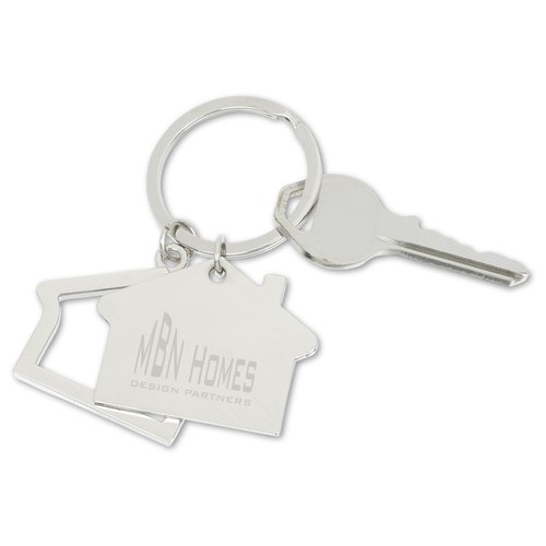 Additional Image 1 - a key chain with a house shaped keychain