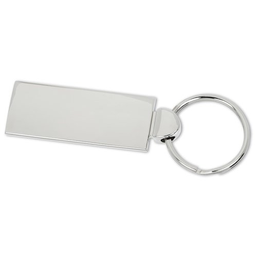 Additional Image 1 - a white key chain with a ring