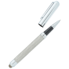 View Image 4 of 7 of Bettoni Woven Mesh Rollerball Stylus Metal Pen - 24 hr