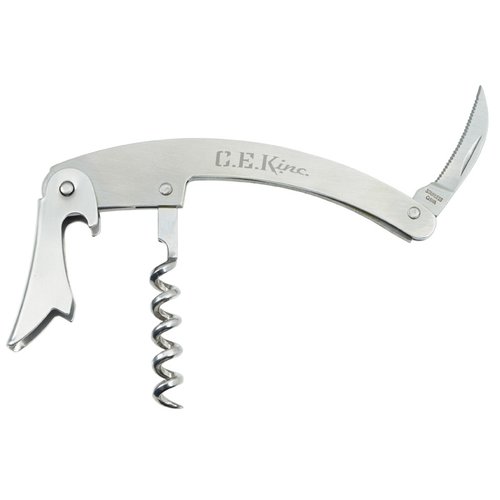 Additional Image 1 - a white corkscrew with a cork