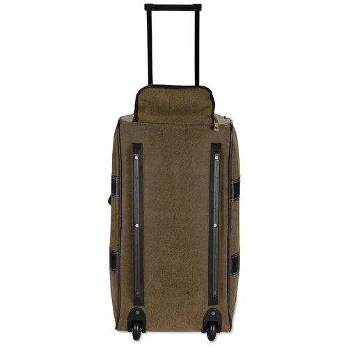 Additional Image 1 - a brown suitcase with wheels