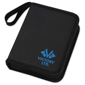 Additional Image 2 - a black case with a blue logo