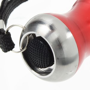 Additional Image 1 - a close up of a red and silver object