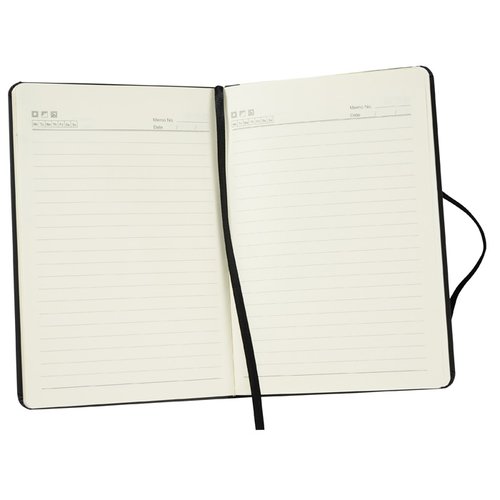 Additional Image 1 - a notebook with a black strap