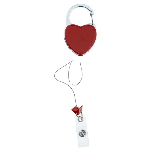 Additional Image 2 - a red heart shaped keychain