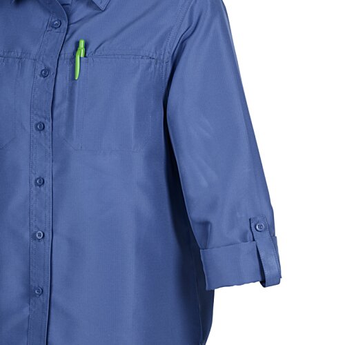 Additional Image 1 - a close up of a blue jacket