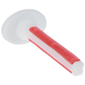 Additional Image 1 - a close up of a red and white object