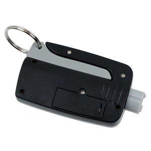 Additional Image 4 - a black and silver keychain