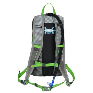 Additional Image 1 - a grey and green backpack