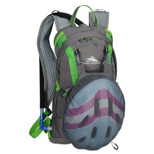 Additional Image 2 - a backpack with a green and black design