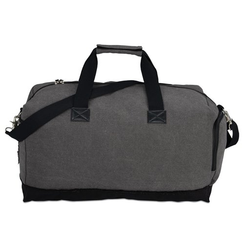 Additional Image 2 - a grey bag with black handles