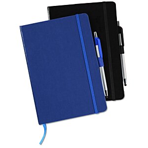 Additional Image 1 - a blue and black notebook