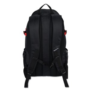 Additional Image 1 - a black backpack on wheels