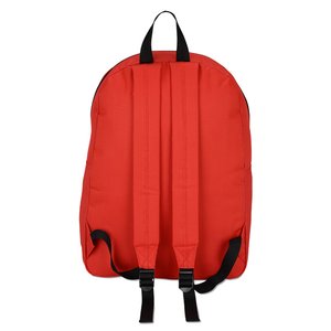 Additional Image 1 - a red backpack with black straps
