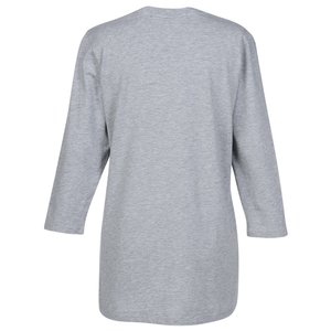Additional Image 1 - a back view of a grey shirt