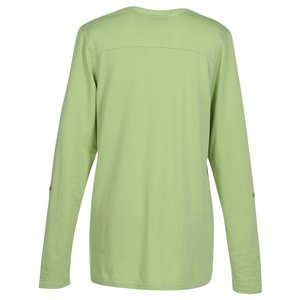 Additional Image 1 - a green long sleeved shirt