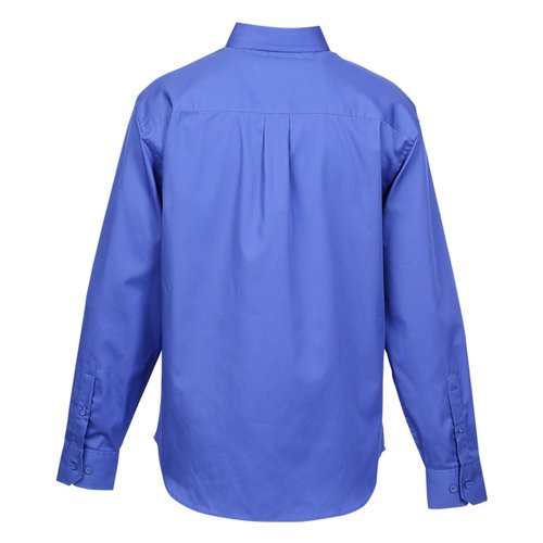 Additional Image 2 - a blue shirt with a long sleeve