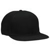 View Image 2 of 3 of Snap Back Flat Bill Cap - Embroidered