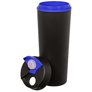 Additional Image 1 - a black and blue water bottle