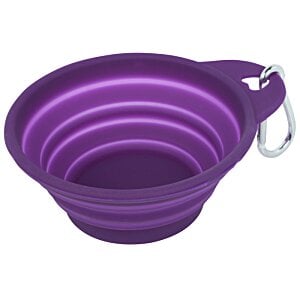 Additional Image 1 - a purple plastic cup with a string