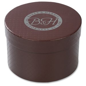 Additional Image 2 - a round brown container with a logo