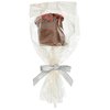 a chocolate in a plastic bag