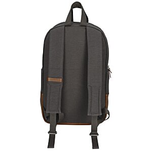 Additional Image 1 - a black backpack with straps