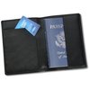 View Image 5 of 5 of Leather Passport Wallet with Secure Tech