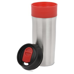 Additional Image 1 - a silver and red container with a black tape