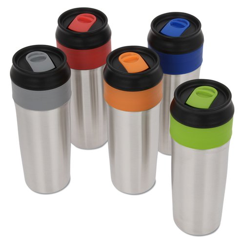 Additional Image 2 - a group of silver and black bottles